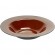 Тарелка глубокая;керамика;D=275,H=53мм;коричнев.,голуб. COM- 03012644