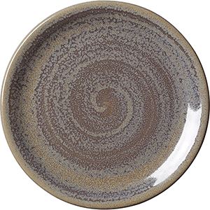 Тарелка «Революшн Гранит» пирожковая;фарфор;D=154,H=10мм;серый,коричнев. COM- 3013643