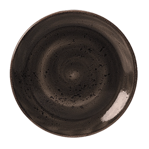 Тарелка «Крафт Грэй» мелкая;фарфор;D=25,H=2см;серый COM- 3011681