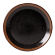 Тарелка мелкая «Кото»;фарфор;D=205,H=15мм;черный,коричнев. COM- 03011074