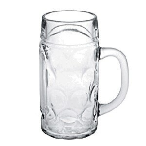 Кружка для пива «Дон»;стекло;0,5л;D=80/80,H=162,B=125мм;прозр. COM- 1100645