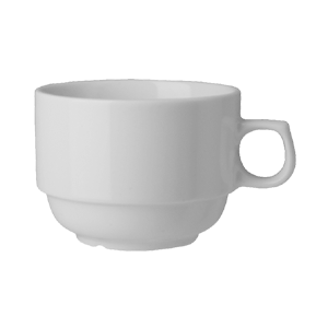 Чашка чайная «Прага»;фарфор;250мл;D=85,H=64мм;белый COM- 3140307