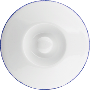 Крышка для чашки бульонной «Блю дэппл» арт.1710 0828;фарфор;D=13см;белый,синий COM- 3120511