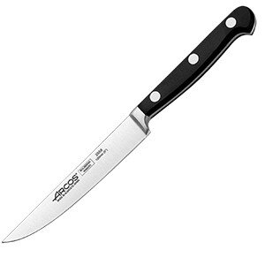 Нож кухонный «Классика»;сталь нерж.,полиоксиметилен;,L=225/120,B=20мм;черный,металлич. COM- 4072416