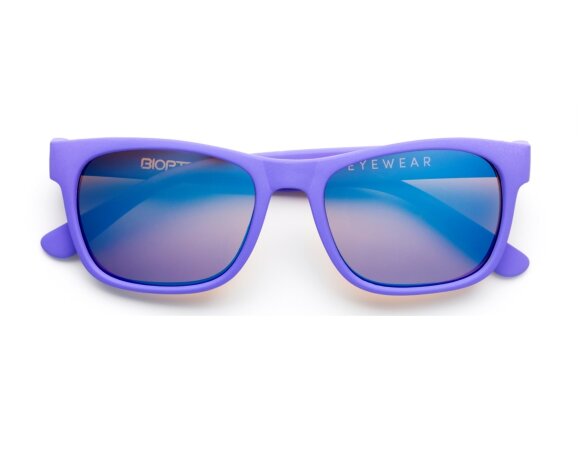 Детские зеркальные фуллереновые очки Tesla HyperLight, фиолетовые