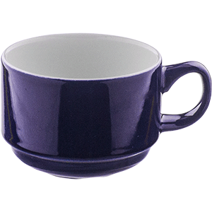 Чашка чайная «Карнавал»;фарфор;225мл;D=8,H=6см;синий COM- 09101751