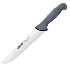 Нож для мяса «Колор проф»;сталь нерж.,полипроп.;,L=34/20см;серый COM- 04072047