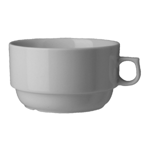 Чашка чайная «Прага»;фарфор;330мл;D=10,H=6см;белый COM- 3140330