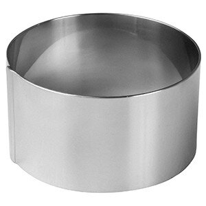 Кольцо кондитерское «Проотель»;сталь нерж.;D=80,H=35мм;металлич. COM- 4142840