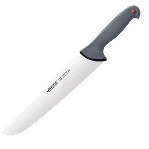 Нож для мяса «Колор проф»;сталь нерж.,полипроп.;,L=44/30см;серый COM- 4072048