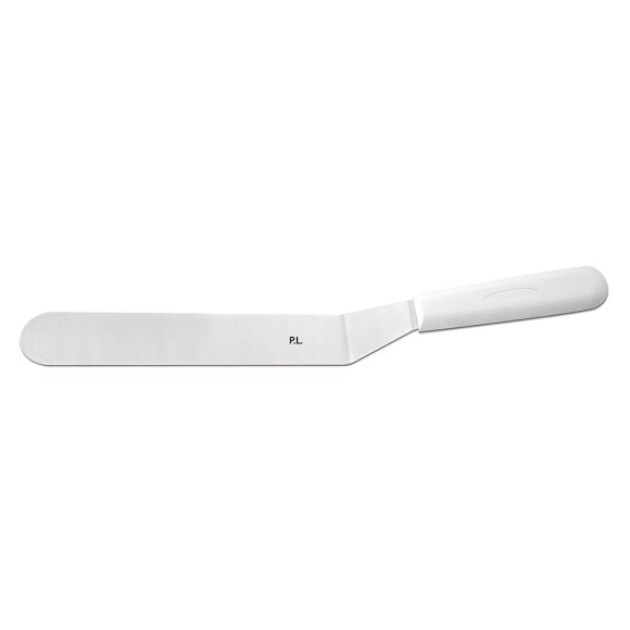 Лопатка кондитерская 20*3,7 см изогнутая нерж. с пласт. ручкой черная P.L. - Proff Chef Line, RIC - 81279043