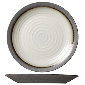 Тарелка «Стоун» мелкая;фарфор;D=250,H=25мм;серый COM- 3014438