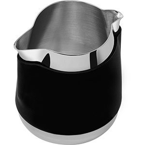 Питчер Реверс;сталь нерж.,силикон;0,5л;,H=105,L=105,B=65мм;черный,металлич. COM- 3175431