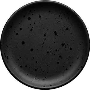 Тарелка «Оникс» без полей;керамика;D=15см;черный COM- 3010567