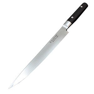 Нож для тонкой нарезки «Касуми»;сталь нерж.;,L=370/240,B=28мм;черный,металлич. COM- 4070236