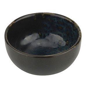 Салатник «Фобос»;керамика;D=180,H=85мм;черный,синий COM- 03032691