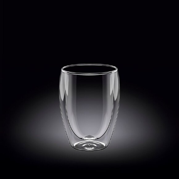 Набор стаканов 200 мл d=65 мм. с двойными стенками Thermo Glass Wilmax /6/72/, (6 ШТ в упаковке), MAG - 57613