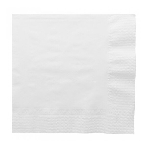 Салфетка бумажная трехслойная белая, 40*40 см, 50 шт, Garcia de PouИспания, RIC - 81210029