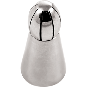 Насадка кондитерская «Сфера»;сталь нерж.;,H=60,L=32/22мм;металлич. COM- 4149913