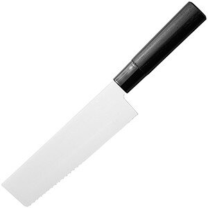 Нож кухонный «Накири»;сталь нерж.,дерево;,H=295,L=165,B=45мм;металлич.,черный COM- 4072461