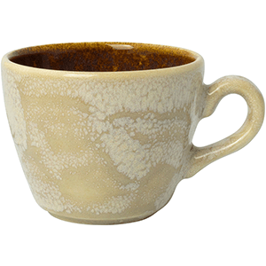 Чашка кофейная «Аврора Везувиус Амбер»;фарфор;85мл;D=65мм;бежев.,амбер COM- 3131014
