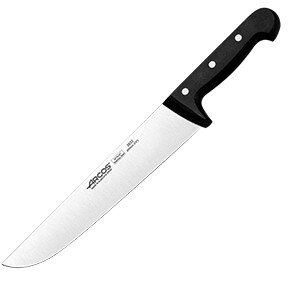 Нож для мяса «Универсал»;сталь нерж.,полиоксиметилен;,L=385/250,B=53мм;черный,металлич. COM- 4072017