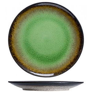 Тарелка «Фервидо» мелкая;керамика;D=265,H=25мм;зелен. COM- 3014447