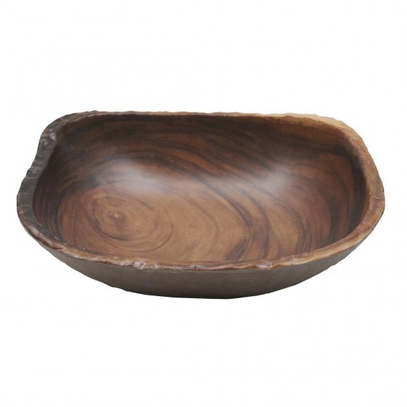 Салатник 1500 мл 26*25*7,5 см прямоуг. African Wood пластик меламин , RIC - 81290177