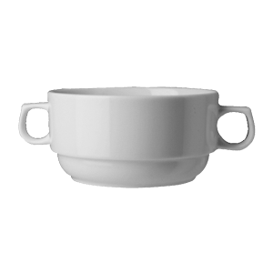 Чашка бульонная «Прага»;фарфор;390мл;D=11,H=6,L=16,B=11см;белый COM- 3130307