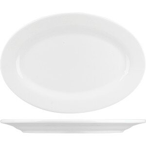Блюдо «Кунстверк» овальное;фарфор;,H=17,L=226,B=155мм;белый COM- 3021676