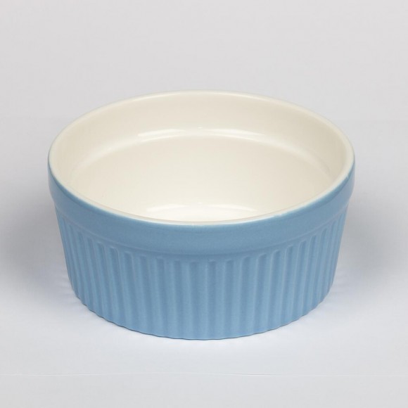 Чашка для подачи "Крем-Карамель" Рамекин 400 мл 12 см голубая  [6], RIC - 81229570
