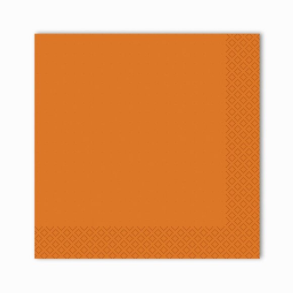 Салфетки Gratias однослойные 24*24 см оранжевые, 400 шт/уп, сложение 1/4, RIC - 81211619