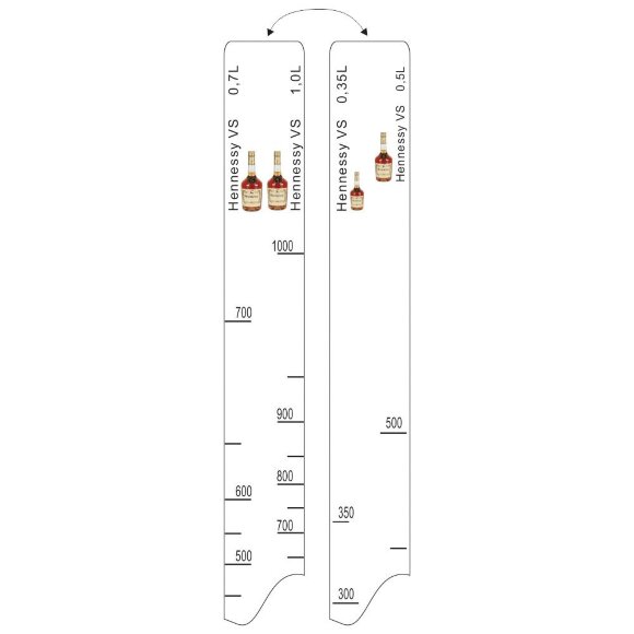 Барная линейка Hennessy VS (350мл/500мл/700мл/1л), , RIC - 81250052