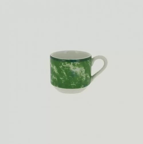 Чашка для эспрессо RAK Porcelain Peppery 90 мл штабелируемая, зеленый цвет, RIC - 81220607