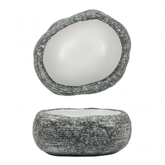 Салатник 600 мл 22,5*18,5 cм h8 cм Stone White Matt New Taiga P.L. [1], RIC - 81229044