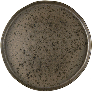 Тарелка «Фобос» мелкая;керамика;D=31см;коричнев. COM- 3013786