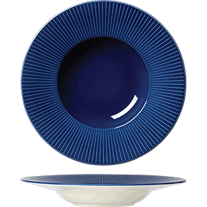 Тарелка для пасты «Виллоу Азур»;фарфор;D=28,5см;синий COM- 03013242