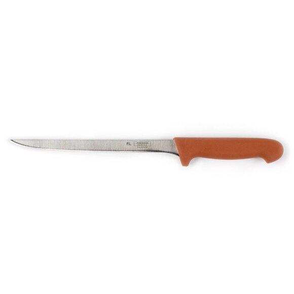 Нож филейный 20 см PRO-Line коричневая ручка , RIC - 81004108