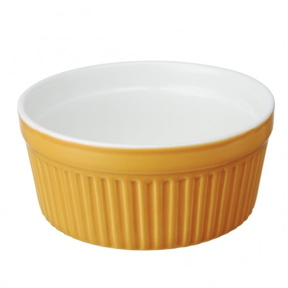 Чашка для подачи "Крем-Карамель" Рамекин 400 мл 12 см оранжевая  [6], RIC - 81229709