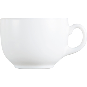 Чашка чайная «Эволюшнс Уайт»;стекло;220мл;D=108,H=62мм;белый COM- 3141540