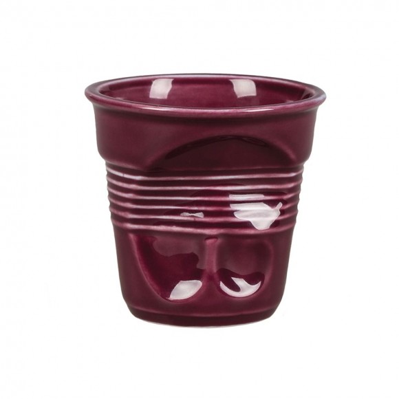 Чашка 140 мл фиолетовая d 7,4 см h7 см мятая кофейная Barista (Бариста)  [6], RIC - 81223255
