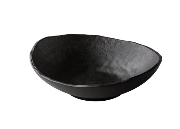 Тарелка глубокая 26 см, цвет черный, Oyster