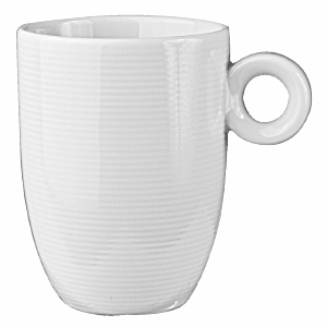 Кружка «Это» чайная;фарфор;200мл;,H=9,L=10см;белый COM- 3140630