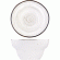 Салатник «Пастораль»;фарфор;0,7л;D=157,H=75мм;серый COM- 3031870