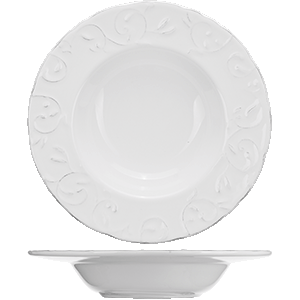 Тарелка для пасты «Фестон»;керамика;350мл;D=24см;белый COM- 3012674
