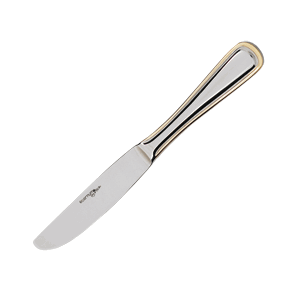 Нож столовый «Ансер Голд»;сталь нерж.;,L=235/120,B=4мм;металлич.,золотой COM- 3110756