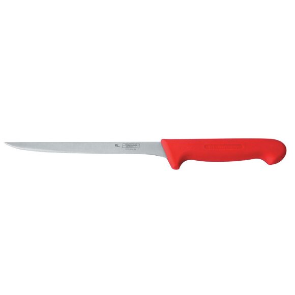 Нож филейный 20 см PRO-Line красная ручка , RIC - 99005007