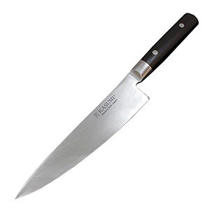 Нож кухонный «Шеф»;сталь нерж.,сталь;,L=33/20,B=4см;черный,металлич. COM- 4071224