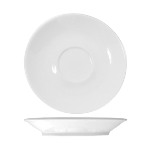 Блюдце «Кунстверк»;фарфор;D=136,H=20мм;белый COM- 3022115