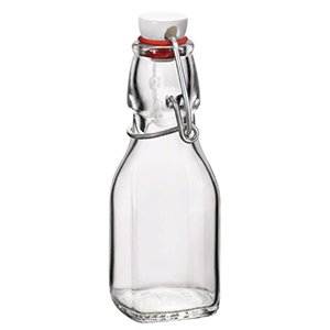 бутылка bormioli rocco с пробкой «свинг»;стекло,пластик;125мл;d=60,h=134,l=50,b=50мм, qg3,14733